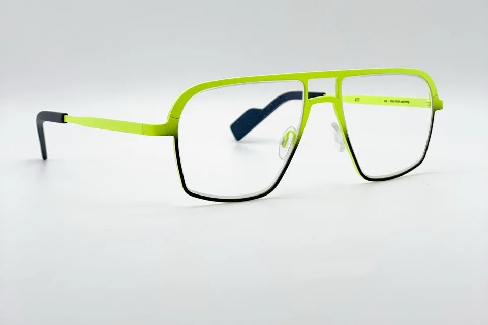 Theo Eat Yellow Brown optical frames