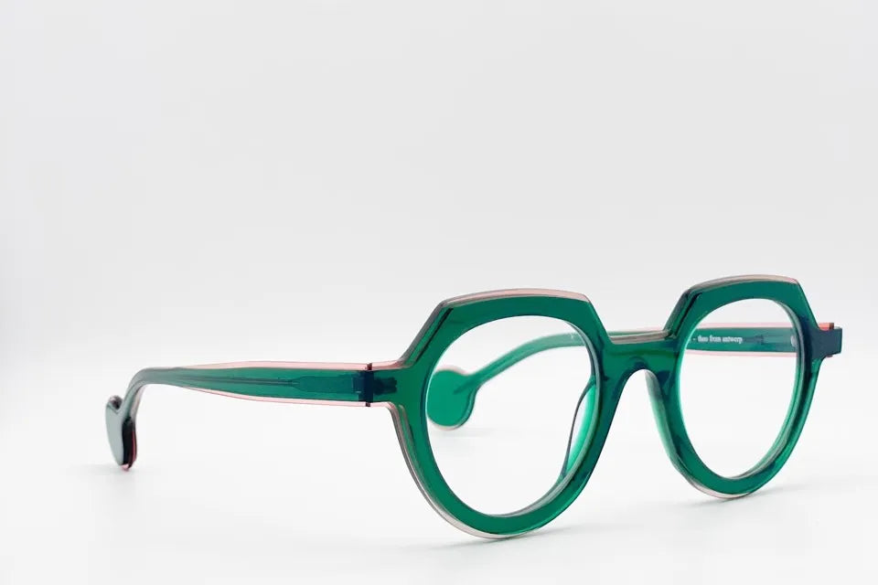 Theo Pattex 16 Opalgreen Trans  optical frames