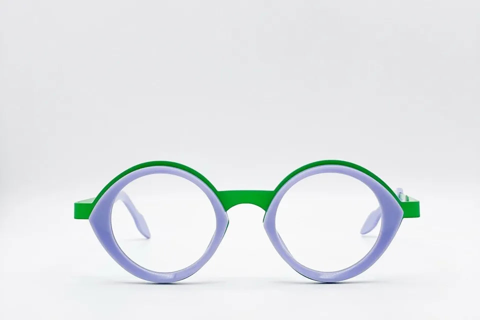 Theo Pipe 23 Pythongreensol | Luxury Belgian Optical Frames