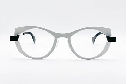 Theo Plooi: Black Cat-Eye Women's Optical Glasses