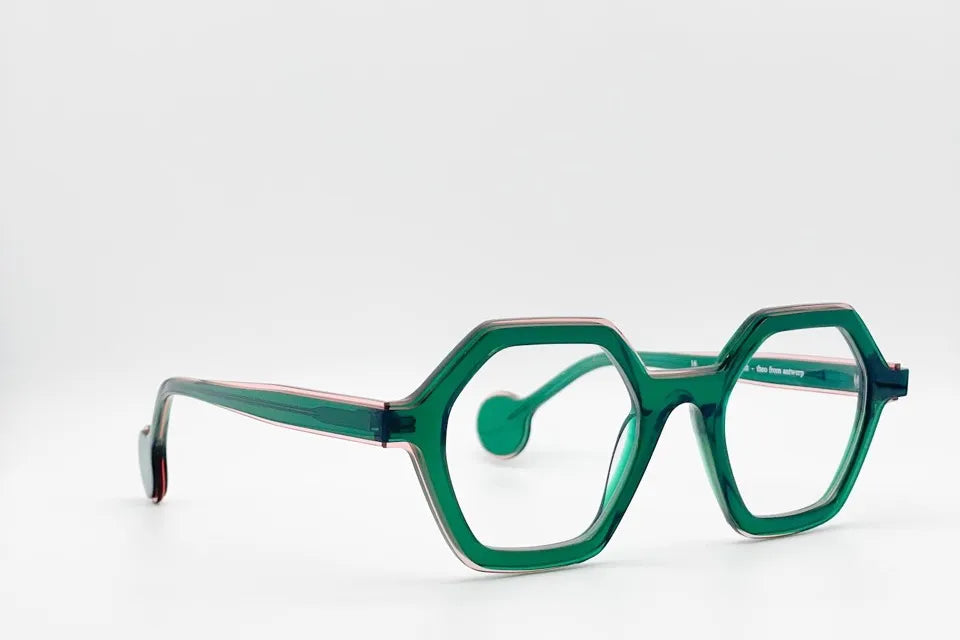 Theo Pritt 016 Greenorange optical frames