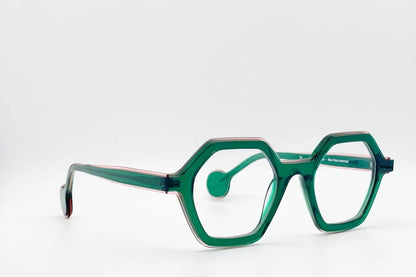 Theo Pritt 016 Greenorange optical frames