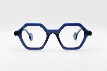 Theo Pritt 017 Goldenblue | Luxury Belgian Optical Frames