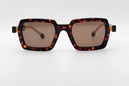 Theo Pulley Brownorange Designer Sunglasses