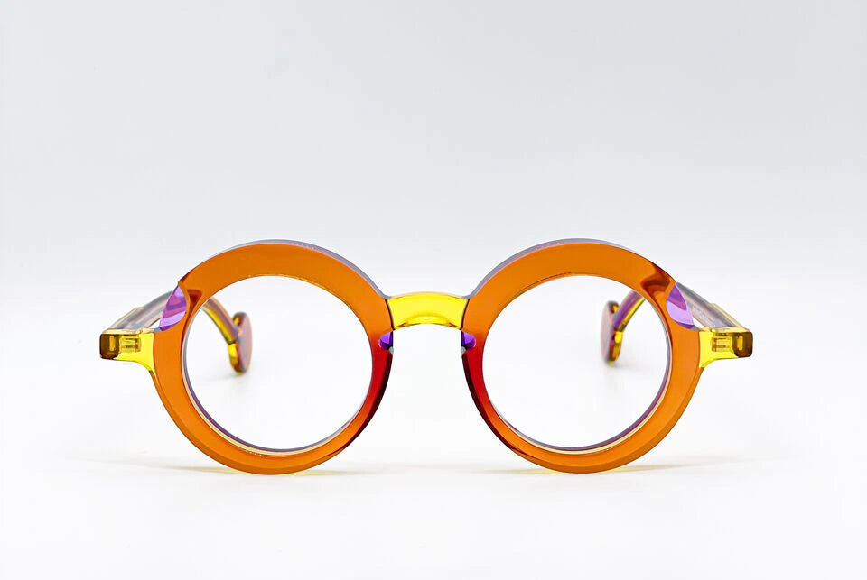 Theo Sara Orange Yellow Purple Optical