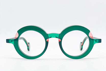 Theo Sara Green Pink Optical | Green | Frame Round