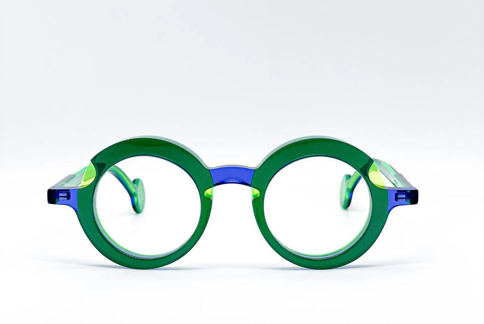 Theo Sara Green Blue Optical