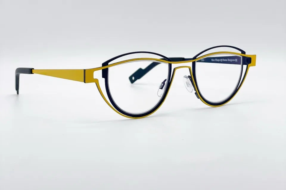 Theo Shape Yellow Blue optical