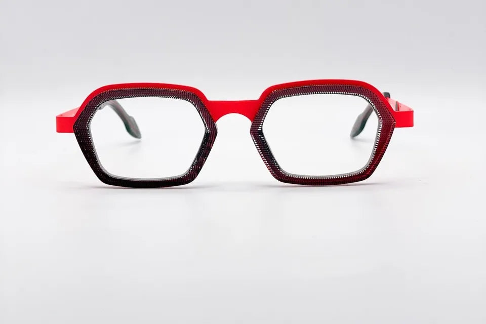 Theo Sky Red Optical Frames - Clin d'oeil