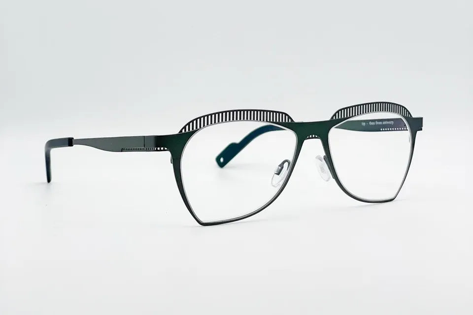 Theo Tip Green optical glasses