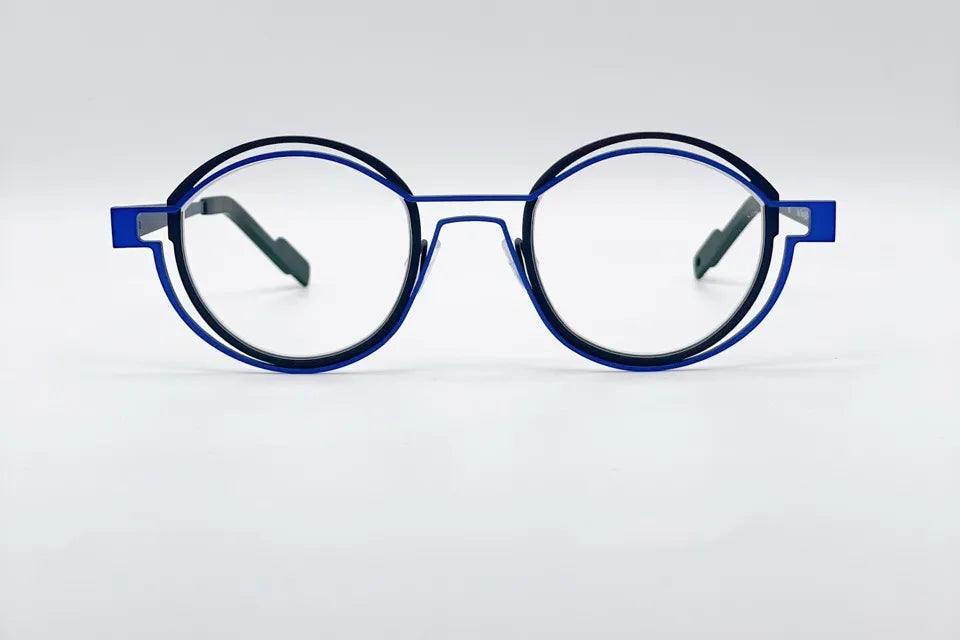 Theo Tracing Blue Optical Frames - Italy